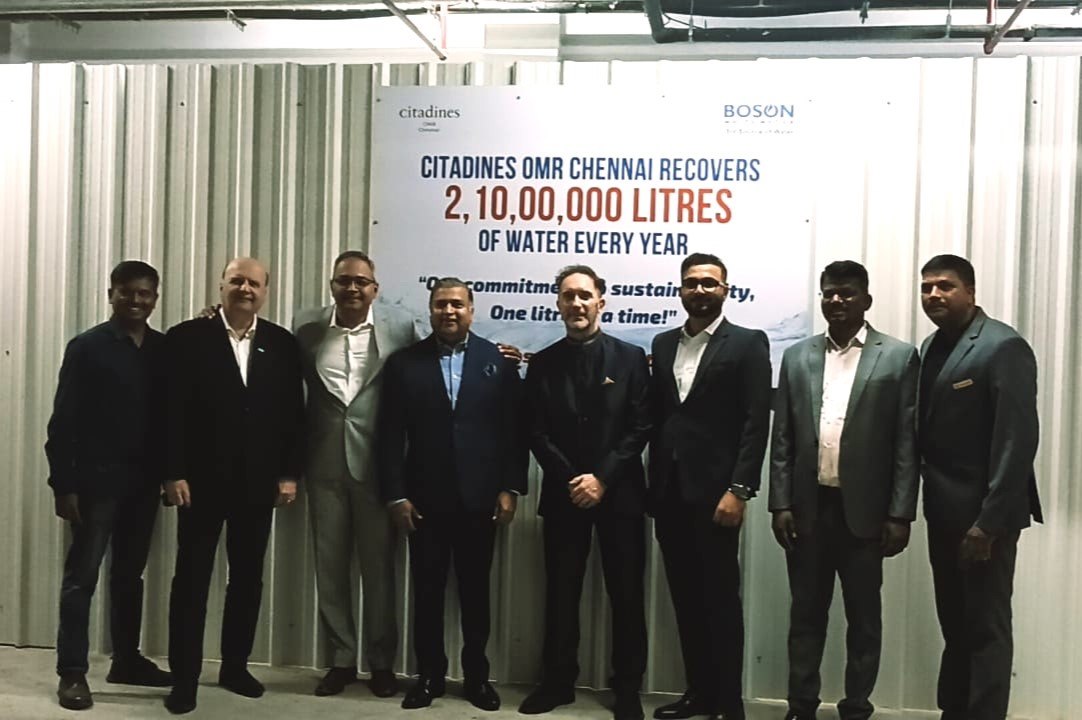 Boson Whitewater Partners With Citadines OMR Chennai To Introduce In-House Wastewater Treatment 
